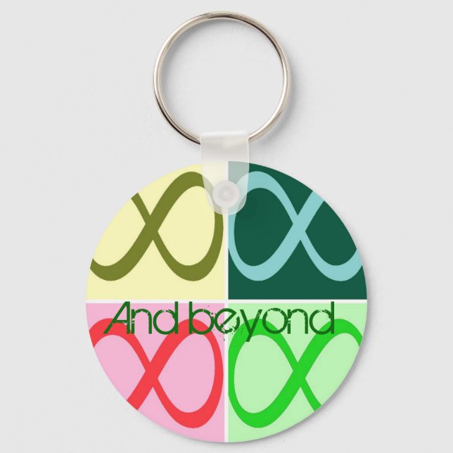 infinity and beyond key ring (Front)