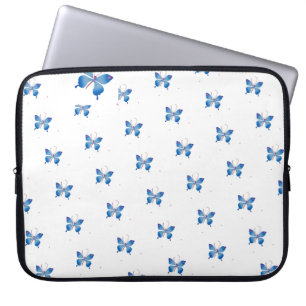infinity Blue Butterflies: Symbol of Love Achempon Laptop Sleeve
