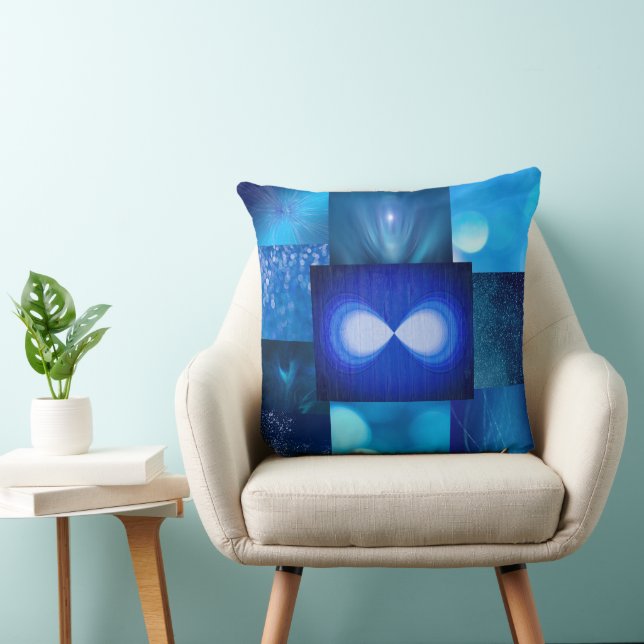 infinity blue cushion (Chair)