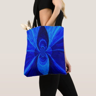 infinity blue - tote bag