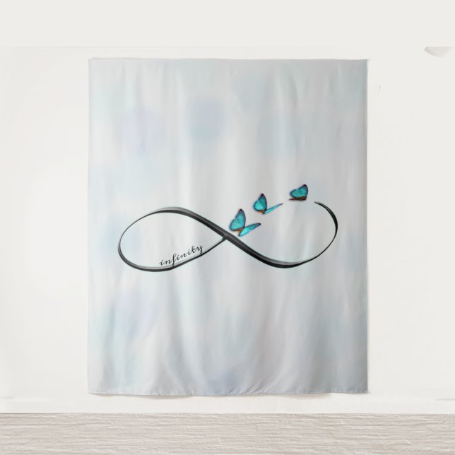 infinity butterflies - tapestry (Front)