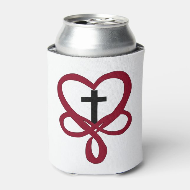 Infinity Christian Cross Can Cooler (Can Front)