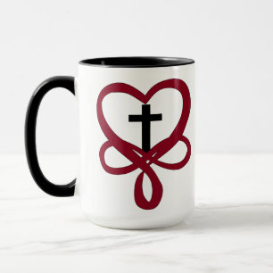 Infinity Christian Cross Mug