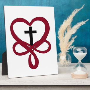 Infinity Christian Cross Plaque