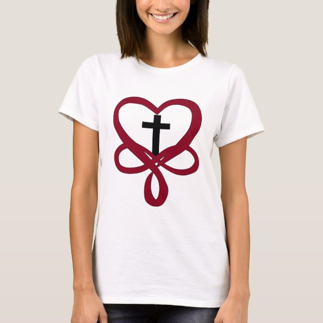 Infinity Christian Cross T-Shirt (Front)
