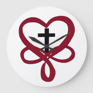Infinity Cross Large Clock