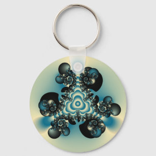infinity fractal key ring