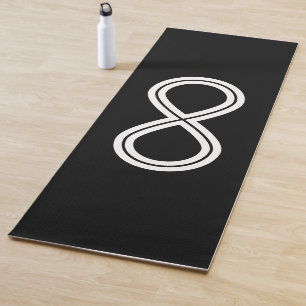 Infinity Harmony Black & White Yoga Mat