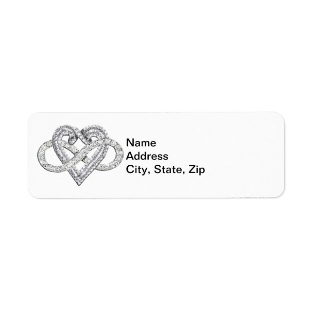 Infinity Heart Address Labels (Front)