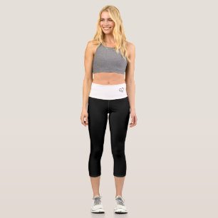 Infinity Heart Capri Leggings