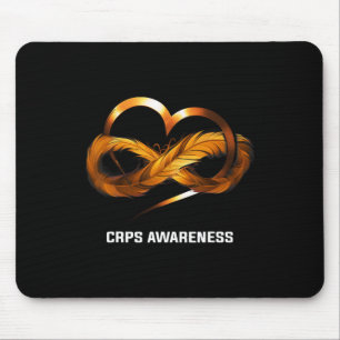Infinity Heart CRPS Awareness  Mouse Mat