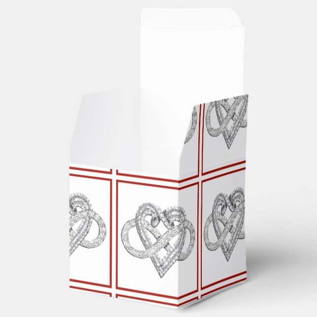 Infinity Heart Favour Box (Opened)
