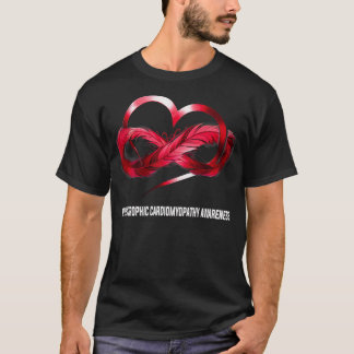 Infinity Heart Hypertrophic diomyopathy Awareness  T-Shirt