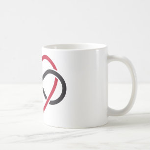 Infinity heart, never ending love coffee mug