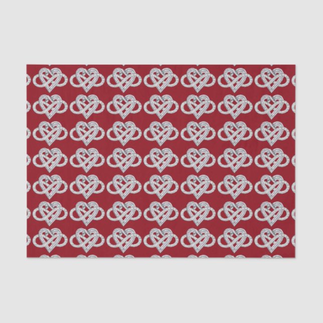 Infinity Heart Tissue Paper (Front)