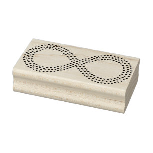 infinity hearts silhouette art stamp