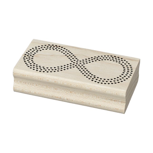 infinity hearts silhouette art stamp (Stamp)