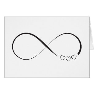 Infinity hearts symbol
