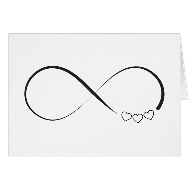 Infinity hearts symbol (Front Horizontal)