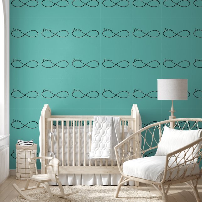 Infinity - Lemniscate LOVE - black Wallpaper (Kids)