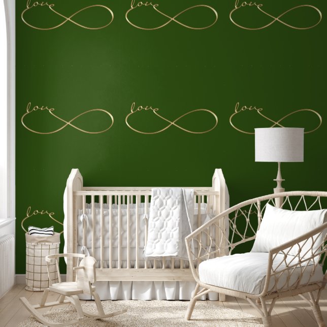Infinity - Lemniscate LOVE - golden Wallpaper (Kids)