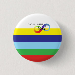 Infinity LGBTQ+ Pride Tote 3 Cm Round Badge