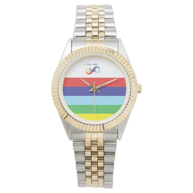 Infinity LGBTQ+ Pride Tote Watch (Front)