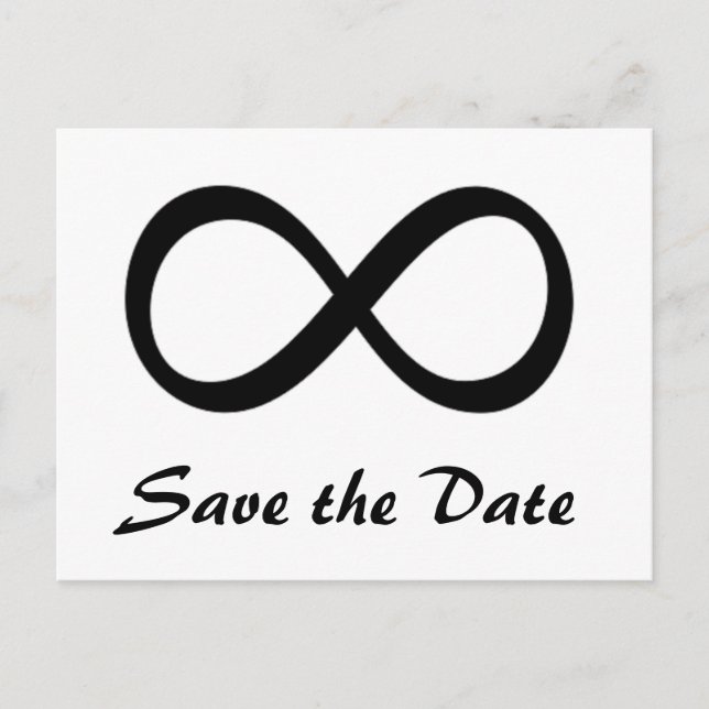 Infinity LOVE Announcement Postcard (Front)