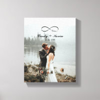 Infinity Love Custom Family Name Wedding