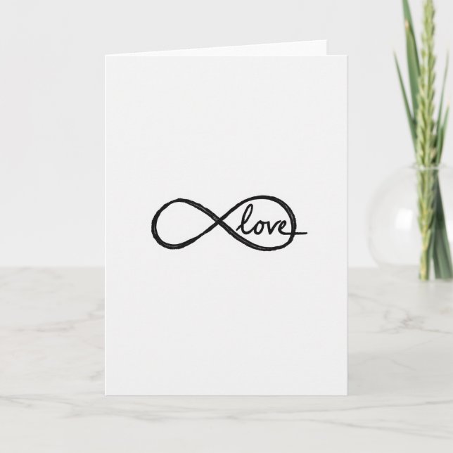 Infinity Love Forever Card (Front)