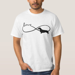 Infinity Love Lemniscate Short-Hair Dachshund 1 T-Shirt