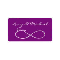 Infinity Love Lemniscate white + your backgr.