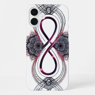 Infinity Love Mandala iPhone 16 Plus Case – Modern