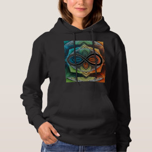 Infinity Mandala African Tribal Mask Abstract Hoodie