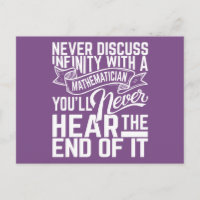 Infinity Math Postcards