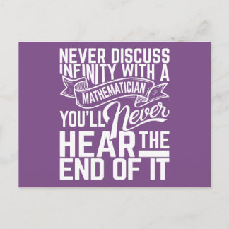 Infinity Math Postcards