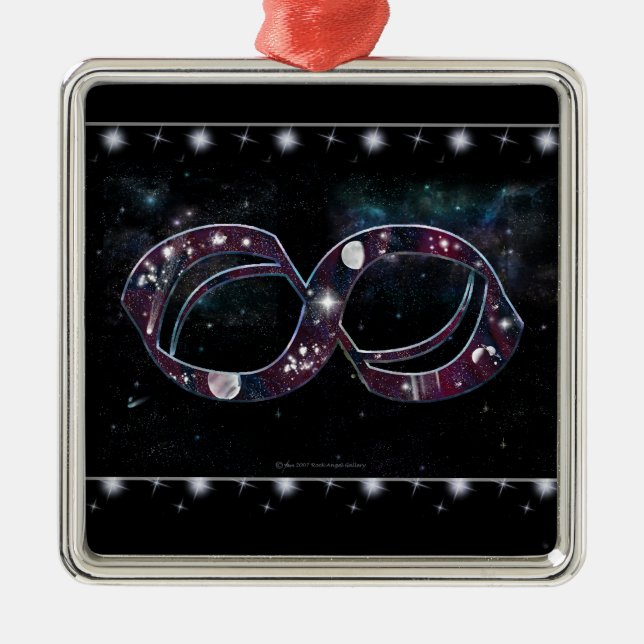 Infinity Metal Tree Decoration (Front)