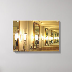 Infinity mirror canvas print