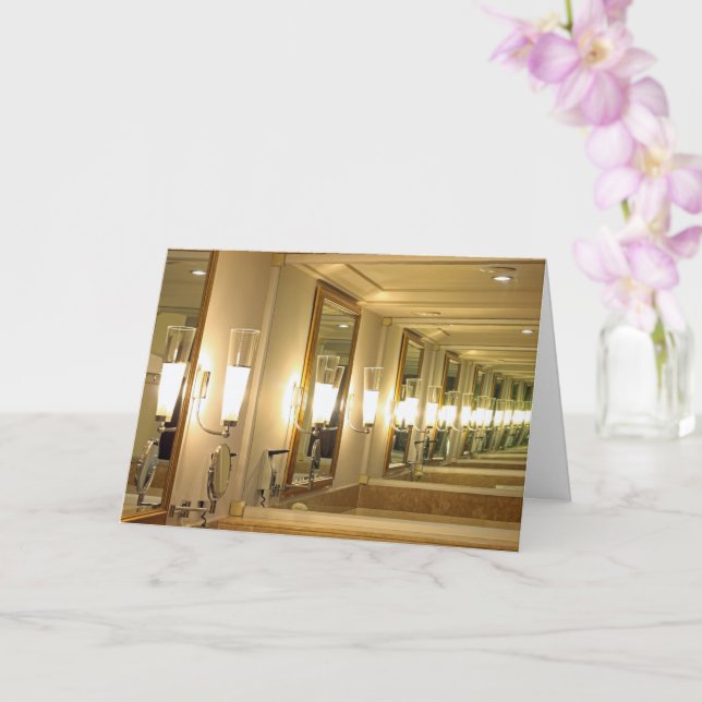 Infinity mirror card (Orchid)