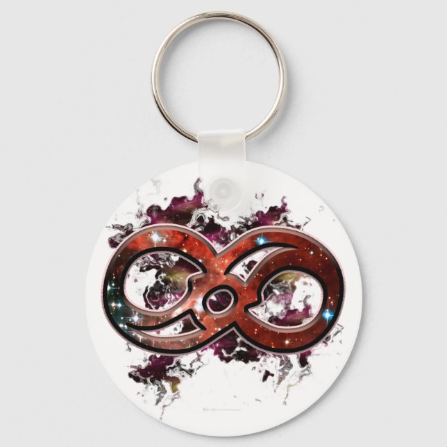 Infinity Nebula Keychain (Front)