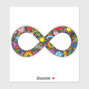 Infinity Neurodiverse Doodle Progress Pride Flag