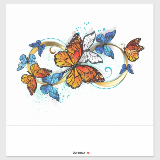 Infinity of Monarch Butterflies (Sheet)
