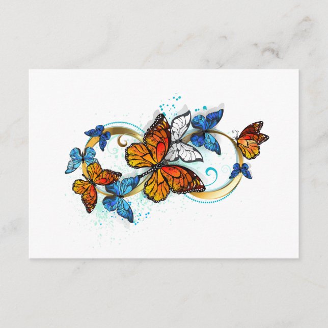 Infinity of Monarch Butterflies Advice Card (Front)