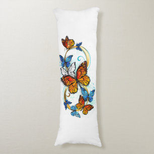 Infinity of Monarch Butterflies Body Cushion