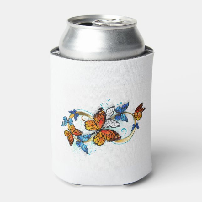 Infinity of Monarch Butterflies Can Cooler (Can Front)