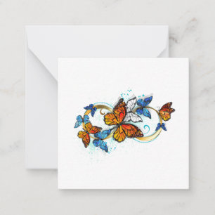 Infinity of Monarch Butterflies Card