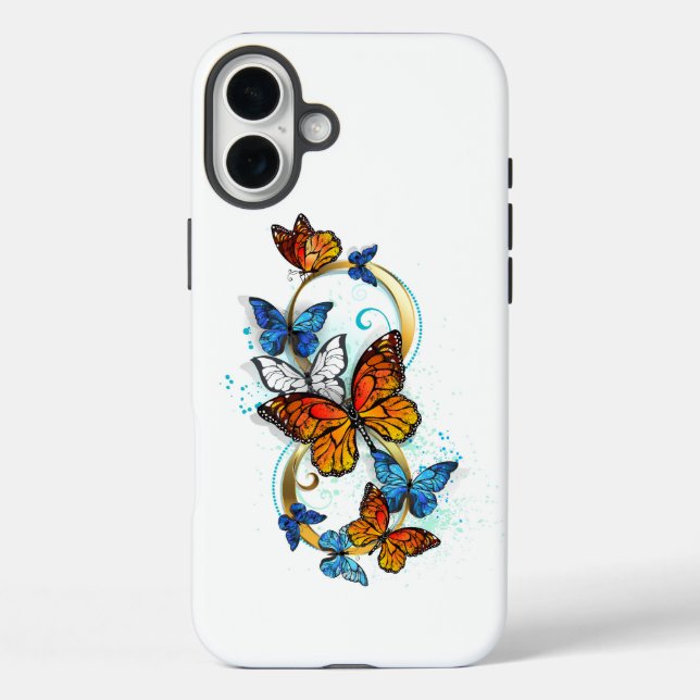 Infinity of Monarch Butterflies Case-Mate iPhone Case (Back)