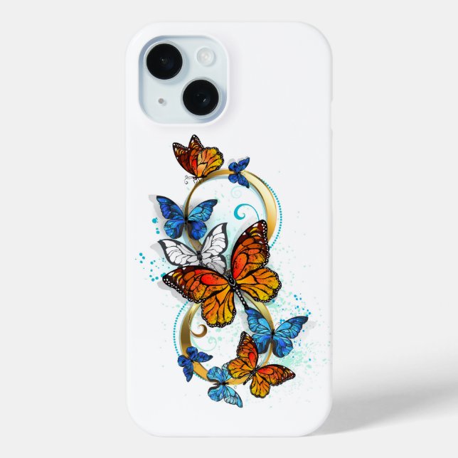 Infinity of Monarch Butterflies Case-Mate iPhone Case (Back)