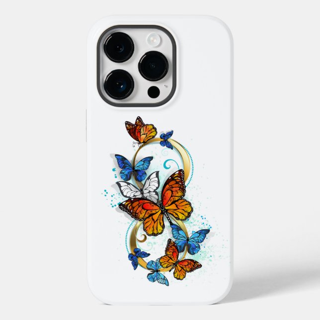 Infinity of Monarch Butterflies Case-Mate iPhone Case (Back)