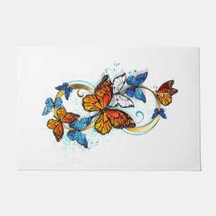 Infinity of Monarch Butterflies Doormat